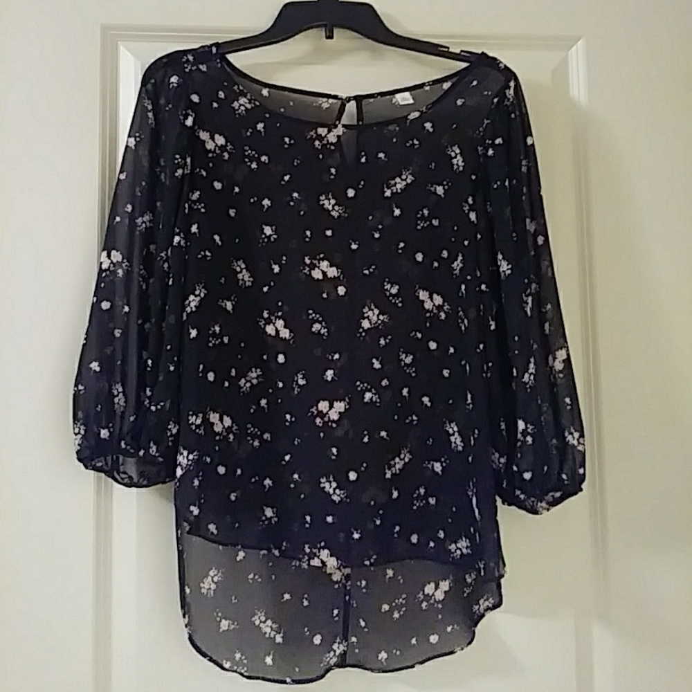 Lauren Conrad Sheer Shirt